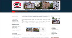 Desktop Screenshot of hfi-immobilien.de