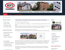 Tablet Screenshot of hfi-immobilien.de